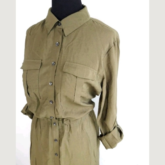🌟SOLD🌟Anthropologie Maeve Shirt Dress - Picture 2 of 8